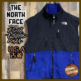 ザノースフェイス(THE NORTH FACE)のノースフェイス メンズ ナイロン ベスト ジップアップ 古着ジャケット アウター(ナイロンジャケット)