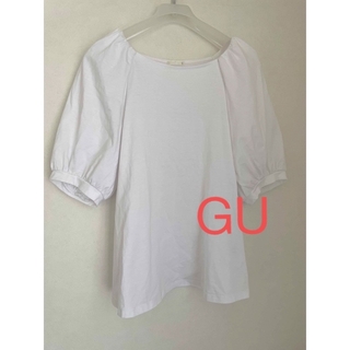 ジーユー(GU)のGU バルーンスリーブTシャツ(Tシャツ(半袖/袖なし))
