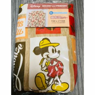 ディズニー(Disney)の新品☆ミッキーのシングル掛け布団カバー(シーツ/カバー)