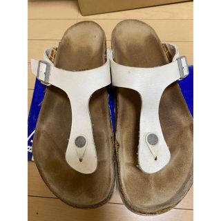 ビルケンシュトック(BIRKENSTOCK)のビルケンシュトック（BIRKENSTOCK） ギゼ ホワイト  メンズ　シューズ(サンダル)