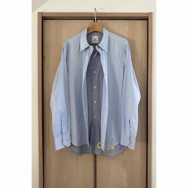 【2】uniform experiment Layered Shirt Blue