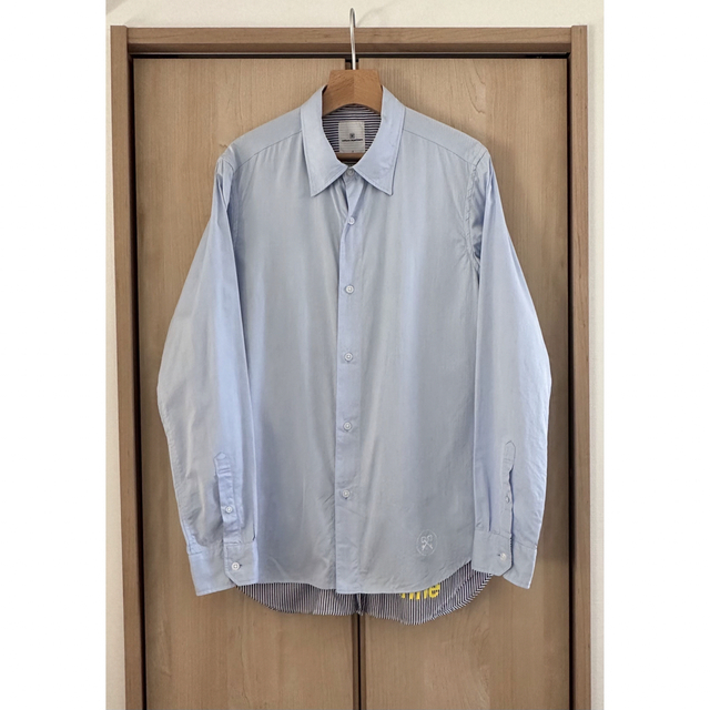 uniform experiment(ユニフォームエクスペリメント)の【2】uniform experiment Layered Shirt Blue メンズのトップス(シャツ)の商品写真