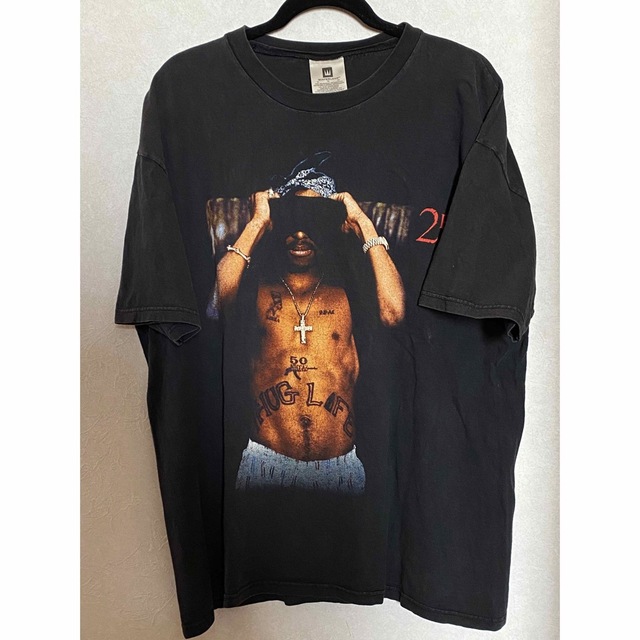 Vintage 2pac all eyes on me tシャツ