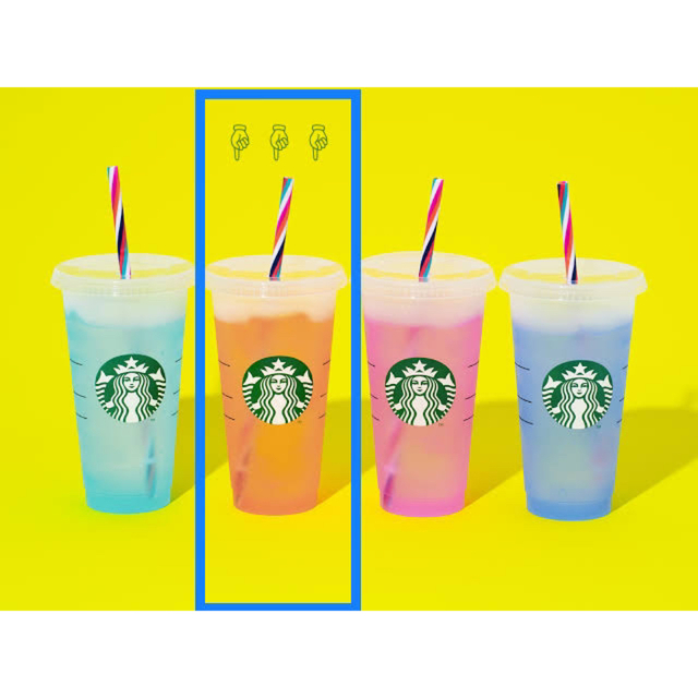 Starbucks Coffee - スタバ ミステリーカラーチェンジングリユーザブル ...