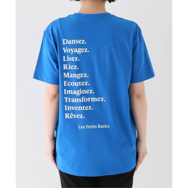 L'Appartement DEUXIEME CLASSE(アパルトモンドゥーズィエムクラス)のLes Petits Basics   Royal BLUE LOGO Tee レディースのトップス(Tシャツ(半袖/袖なし))の商品写真