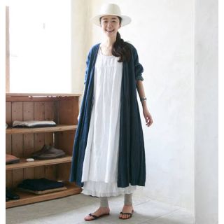 ネストローブ(nest Robe)のネストローブ　デニムカシュクールワンピース(ロングワンピース/マキシワンピース)