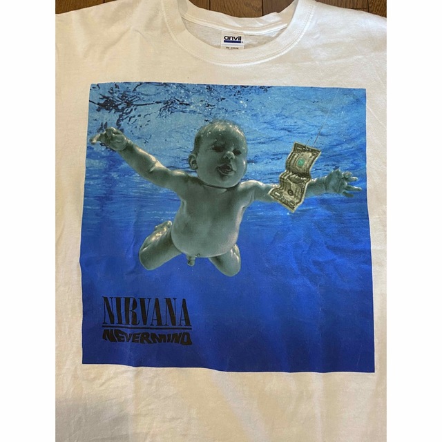 NIRVANA NEVERMIND Tシャツ 長袖 カットソー肩幅55