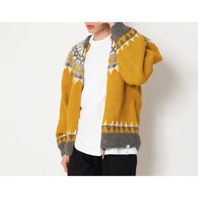 BEDWIN & THE HEARTBREAKERS(ベドウィンアンドザハートブレイカーズ)のBEDWIN L/S ZIP UP NORDIC CARDIGAN 'JACO' メンズのトップス(ニット/セーター)の商品写真