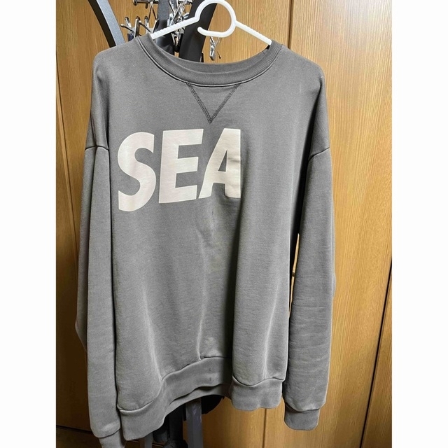 WIND AND SEA Crew Neck  スウェット  チャコール M