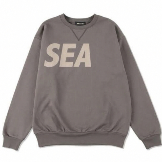 windandseawind and sea スウェット　クルーネック　チャコール