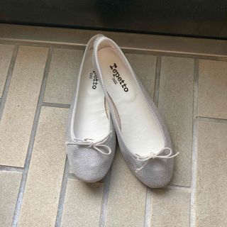 レペット(repetto)のレペット　美品　シルバー(バレエシューズ)