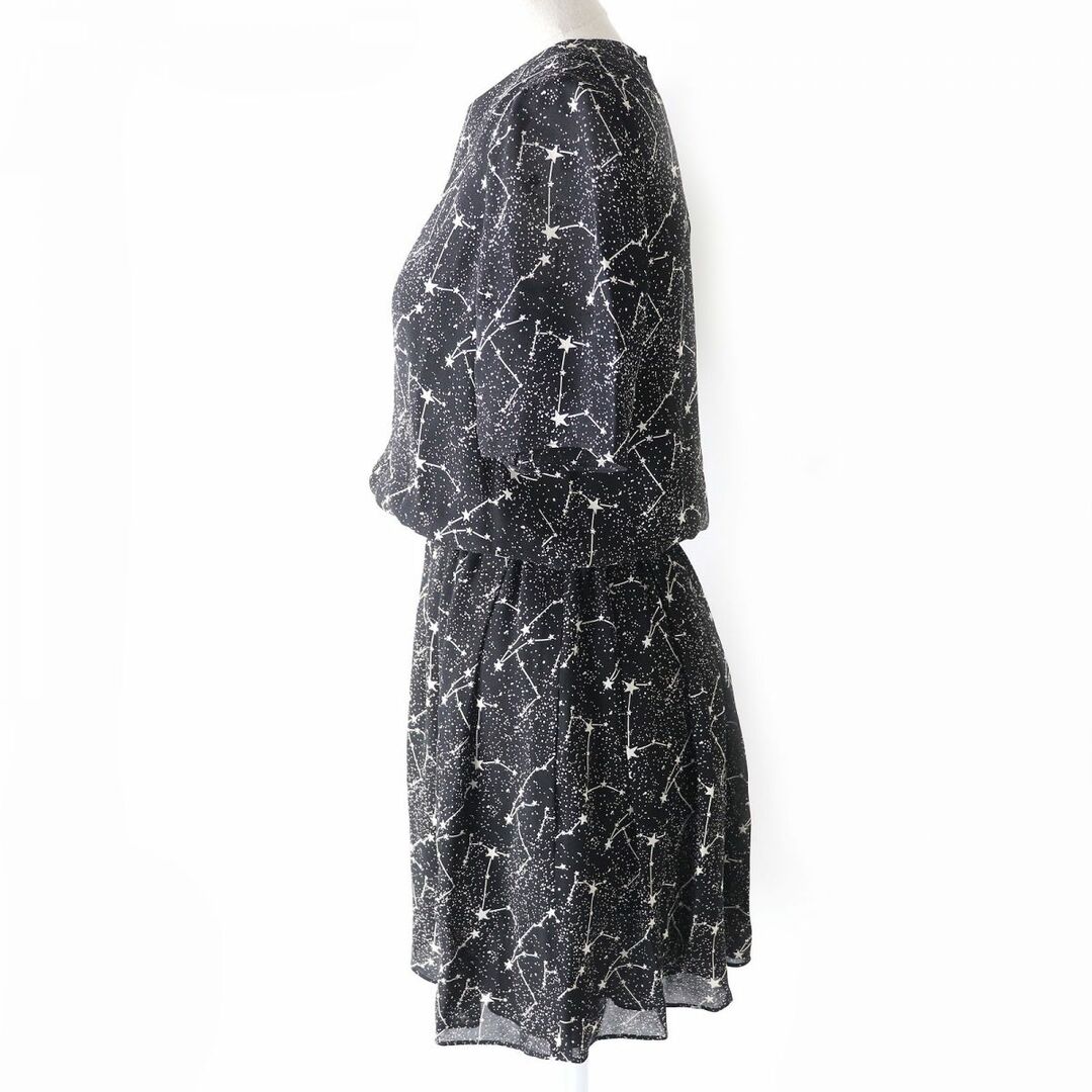 SAINT LAURENT 星柄 シルク ワンピース | www.innoveering.net