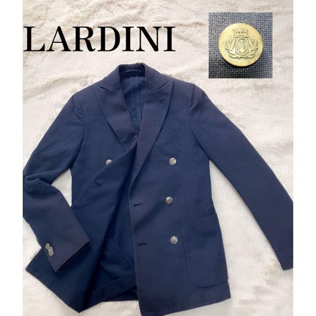 LARDINI(ラルディーニ)のラルディーニ　LARDINI ブレザー　紺ブレ　メタルボタン　テーラードジャケッ メンズのジャケット/アウター(テーラードジャケット)の商品写真