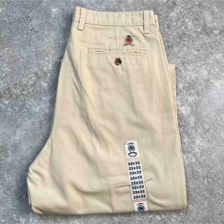 トミーヒルフィガー(TOMMY HILFIGER)のOLD TOMMY HILFIGER 2タック ワイドチノパンツ  W32(チノパン)