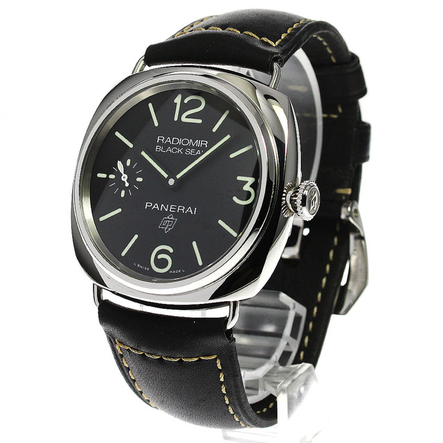 パネライ PANERAI PAM00754 ラジオミール ブラックシール 手巻き メンズ 良品 箱・保証書付き_743820