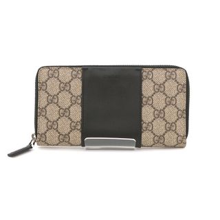 グッチ(Gucci)の美品 グッチ 長財布 GGスプリーム レザー ロング ウォレット 451249(長財布)