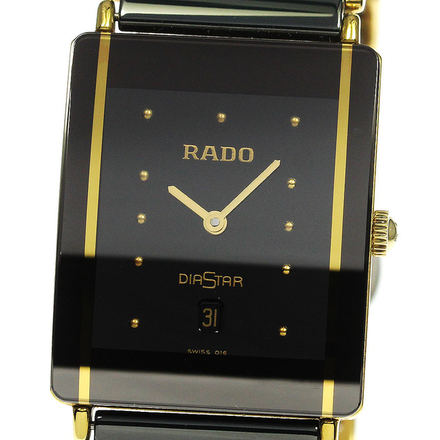RADO(ラドー)のラドー RADO 160.0281.3N ダイヤスター デイト クォーツ メンズ _747402 メンズの時計(腕時計(アナログ))の商品写真
