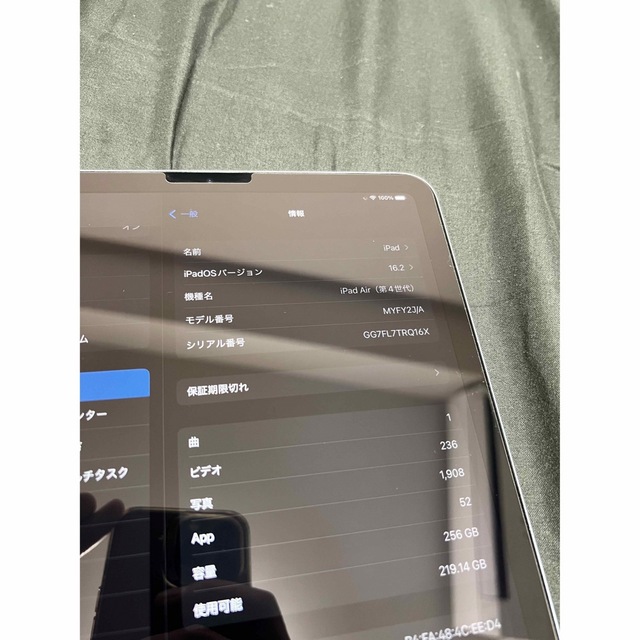 iPad air 第4世代　256GB スカイブルー　美品