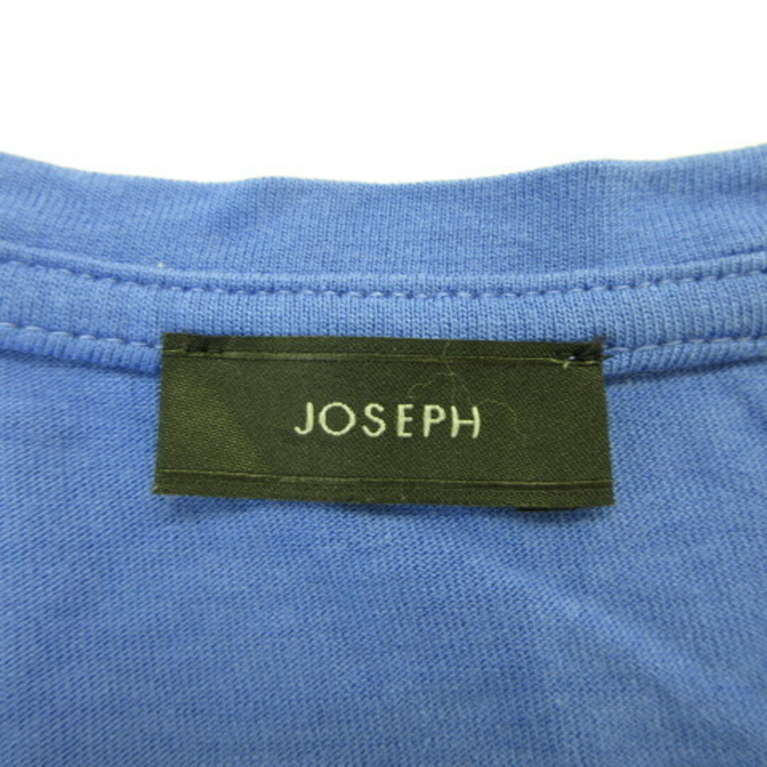 JOSEPH(ジョゼフ)のジョセフ JOSEPH カットソー Tシャツ 半袖 青 S レディースのトップス(Tシャツ(半袖/袖なし))の商品写真