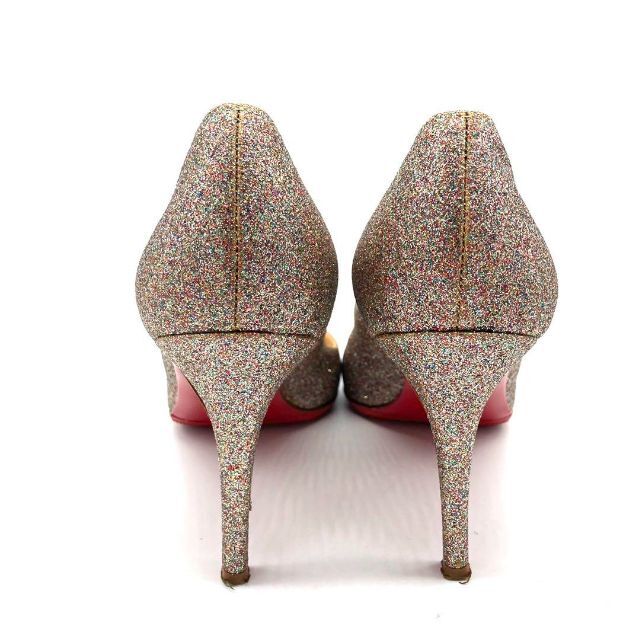 Christian Louboutin(クリスチャンルブタン)の✨美品✨クリスチャンルブタン 23.5cm グリッター ラメ ラウンドトゥ レディースの靴/シューズ(ハイヒール/パンプス)の商品写真