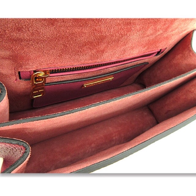 miumiu(ミュウミュウ)の美品 ミュウミュウ ショルダーバッグ マドラス レザー 5BH609 ピンク レディースのバッグ(ショルダーバッグ)の商品写真
