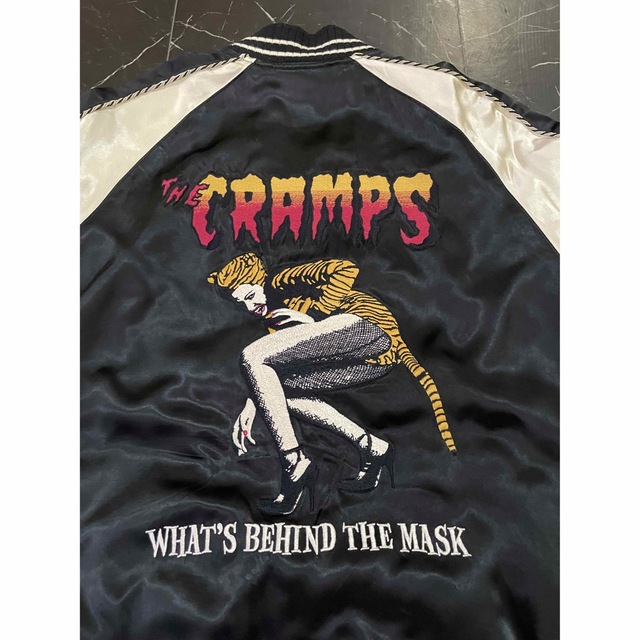 HYSTERIC GLAMOUR(ヒステリックグラマー)のキムタク着HYSTERIC GLAMOUR CRAMPSスカジャン美品サイズM メンズのジャケット/アウター(スカジャン)の商品写真