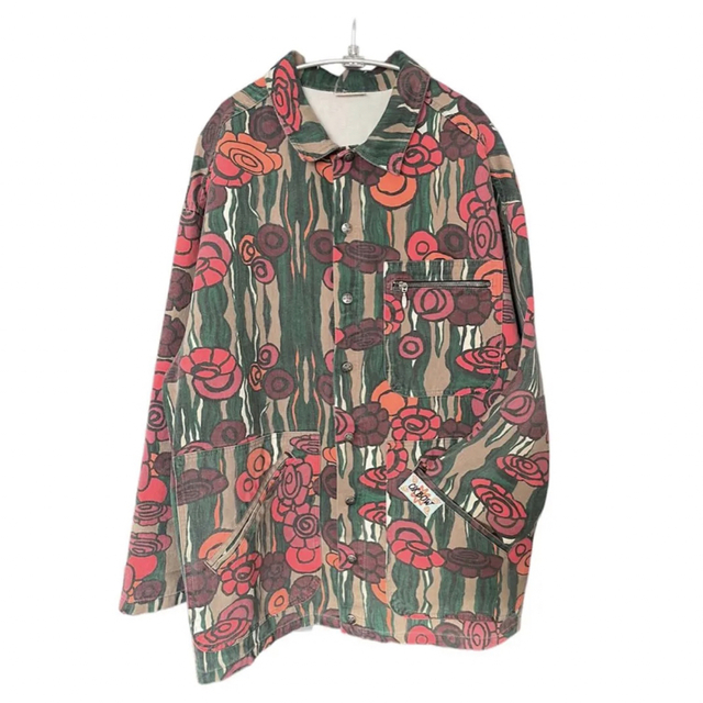 ブルゾン 80s 90s vintage フランス製 OXBOW 花柄 ジャケット な