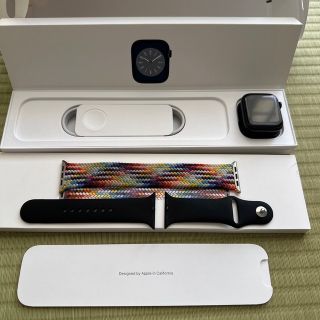 アップルウォッチ(Apple Watch)のApple Watch Series 8 45mm ミッドナイトアルミニウム(腕時計(デジタル))