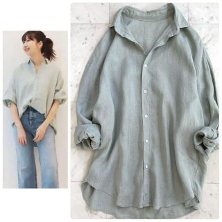 plage 今期　20SS アサvolumeシャツ　美品　プラージュ