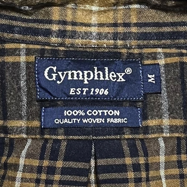 GYMPHLEX(ジムフレックス)のGymphlex(UK)ビンテージコットンチェックBDシャツ メンズのトップス(シャツ)の商品写真
