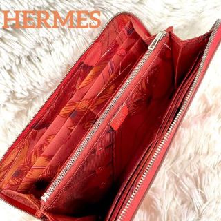 エルメス(Hermes)の【極美品】HERMES アザップロングシルクイン ヴォーエプソンT刻印2015年(財布)