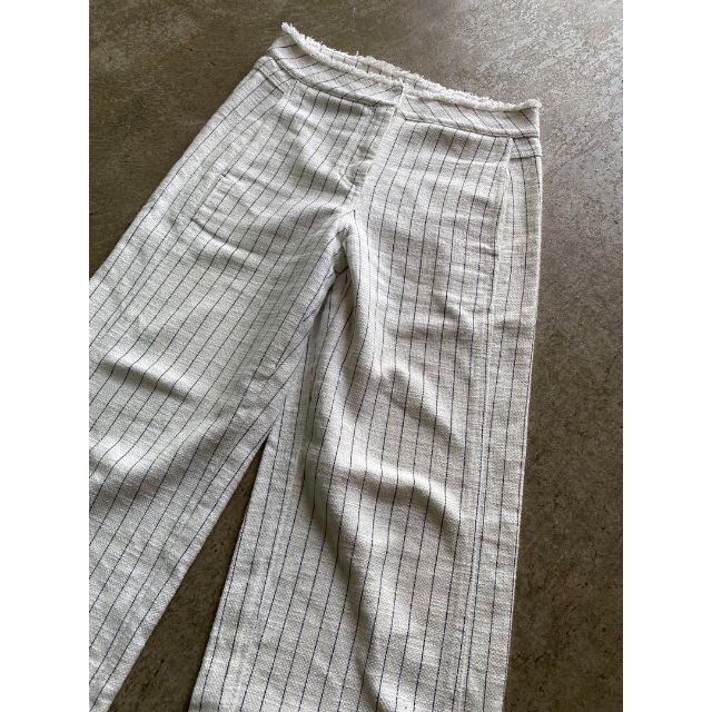 商品説明Cotton Burlap High Waisted Cropped Pant