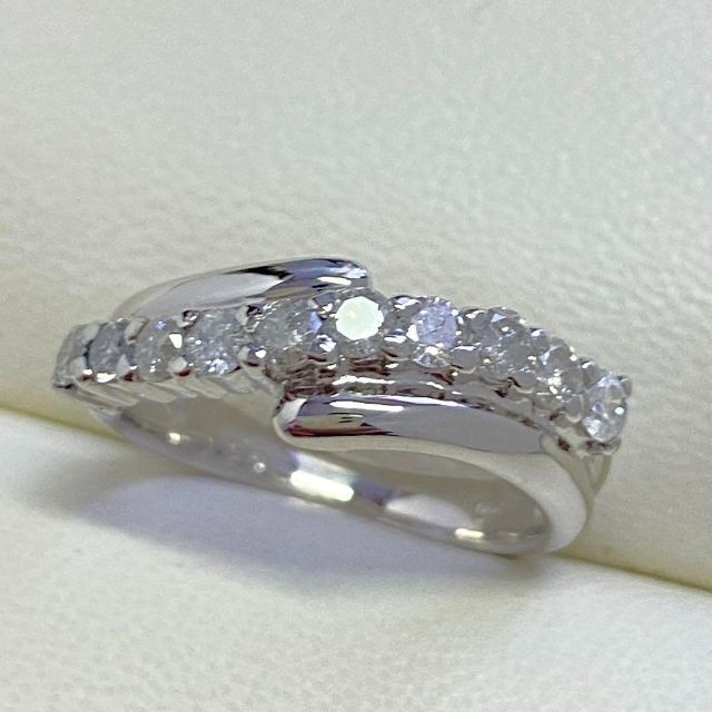 Pt900 天然ダイヤモンドリング D0.50ct サイズ8.5号 プラチナ - www