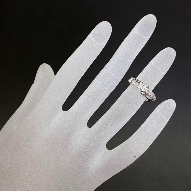 Pt900 天然ダイヤモンドリング D0.50ct サイズ8.5号 プラチナ - www