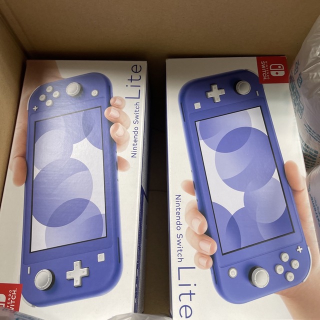 新品未使用 Nintendo Switch Lite ブルー 本体 2台-