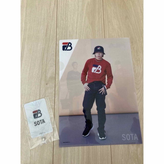 FILA(フィラ)のbe:first Fila クリアファイル　フォンタブ　SOTA エンタメ/ホビーのタレントグッズ(ミュージシャン)の商品写真