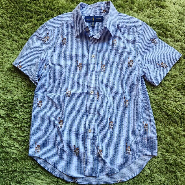 Ralph Lauren(ラルフローレン)のRALPH LAUREN S/P 8yrs 半袖シャツ オススメ キッズ/ベビー/マタニティのキッズ服男の子用(90cm~)(ブラウス)の商品写真