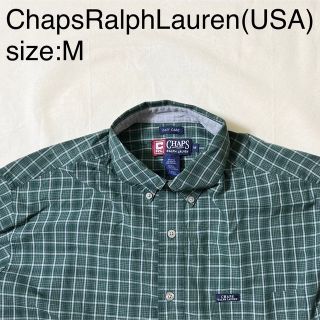 チャップス(CHAPS)のChapsRalphLauren(USA)ビンテージコットンチェックBDシャツ(シャツ)