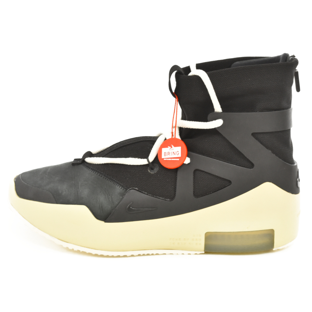 NIKE ナイキ ×FEAR OF GOD AIR FEAR OF GOD 1 AR4237-001 エアフィアオブゴッド1 ブラック ハイカットスニーカー