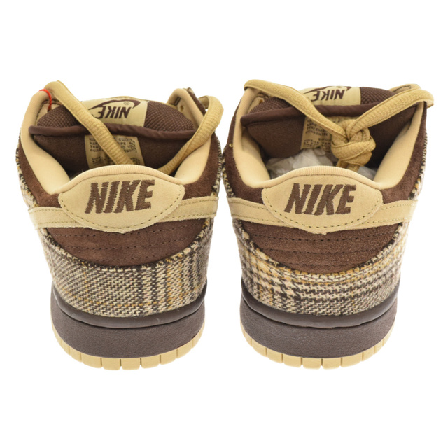 NIKE(ナイキ)のNIKE ナイキ DUNK LOW PRO SB TWEED 304292-223 ダンクロウーツイード ローカットスニーカー US9.5 ブラウン メンズの靴/シューズ(スニーカー)の商品写真