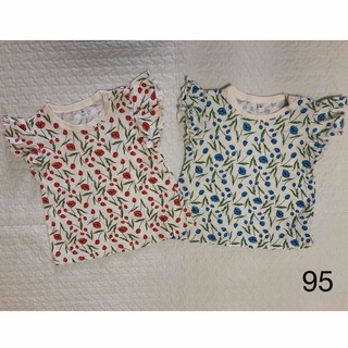フタフタ(futafuta)のバースデイ　Tシャツ　2枚セット　95(Tシャツ/カットソー)