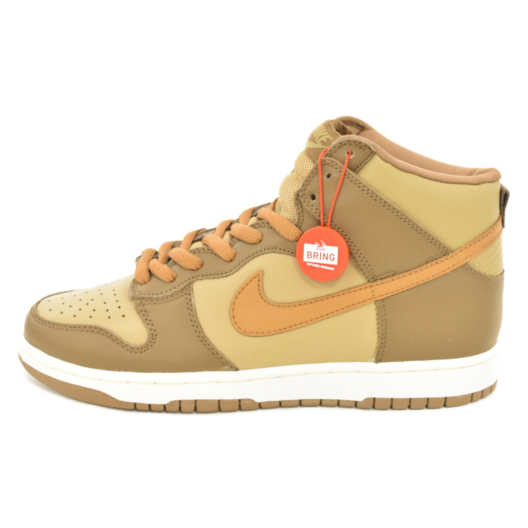 NIKE ナイキ 02年製 DUNK HIGH HAY MAPLE 304717-222 ダンクハイ メープル ハイカットスニーカー US9 ブラウン