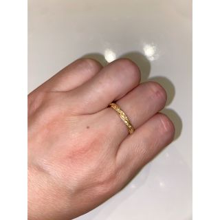 クラシック✨上質リング✨チェッカーボードカットローズクォーツ