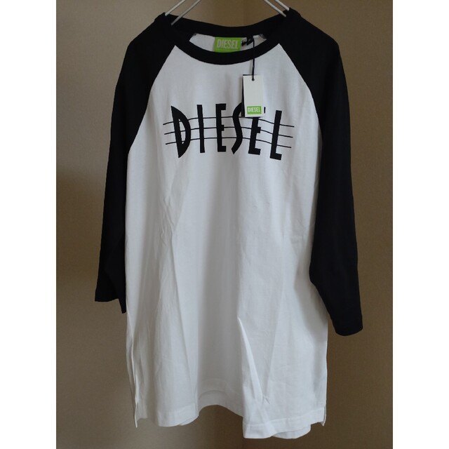 DIESEL メンズ ラグラン Tシャツ グリーンレーベル | ochge.org