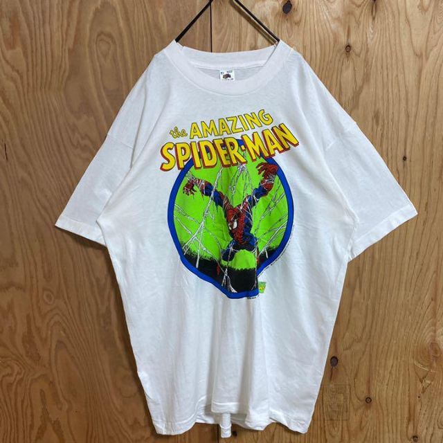 激レア スパイダーマン フルーツオブザルーム Tシャツ USA 90s 半袖