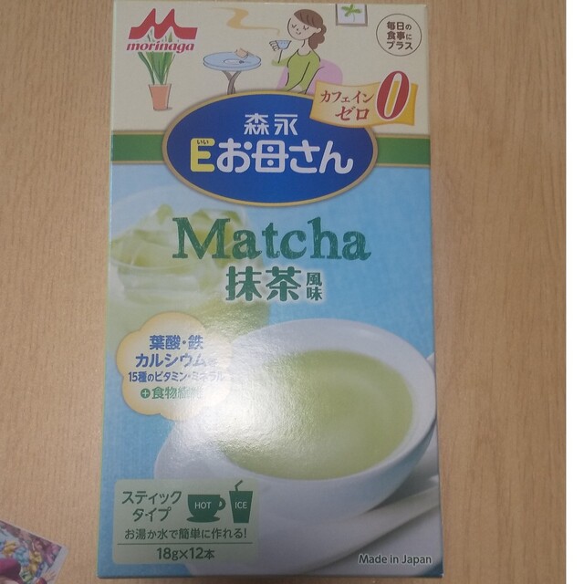 森永乳業(モリナガニュウギョウ)のEお母さん 抹茶風味 キッズ/ベビー/マタニティのマタニティ(その他)の商品写真