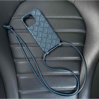 ボッテガヴェネタ(Bottega Veneta)のBOTTEGA VENETA iPhoneケース 13pro ネイビー(iPhoneケース)