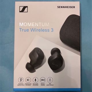 ゼンハイザー(SENNHEISER)のMOMENTUM True Wireless 3 ブラック(ヘッドフォン/イヤフォン)