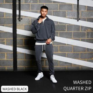 ヴァンキッシュ(VANQUISH)のVanquish Washed Black Quarter Zip(スウェット)