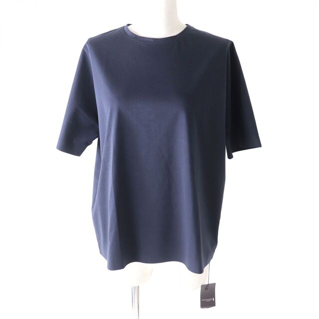 MACKINTOSH(マッキントッシュ)の未使用品★正規品 マッキントッシュロンドン G5P06 2枚セット クルーネック 半袖 Tシャツ／トップス ネイビー／ブラック 38 日本製 タグ付　h12-st30331-05 レディースのトップス(Tシャツ(半袖/袖なし))の商品写真